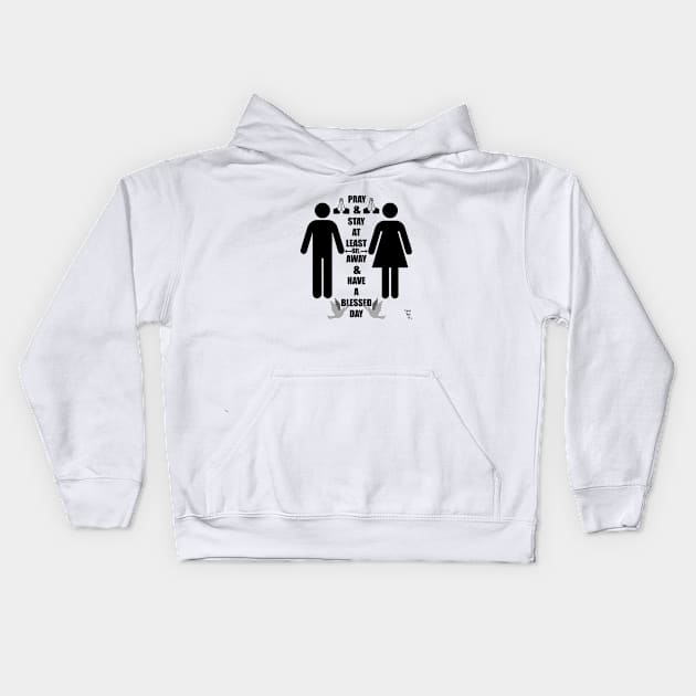 Pray & Stay by Swoot Kids Hoodie by Swoot T's